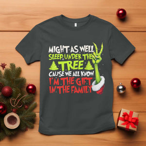Funny Christmas T Shirt I'm The Gift Kids Pajamas Girls Boys TS10 Dark Heather Print Your Wear