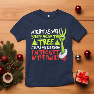 Funny Christmas T Shirt I'm The Gift Kids Pajamas Girls Boys TS10 Navy Print Your Wear