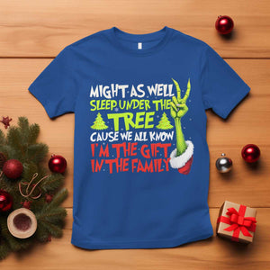 Funny Christmas T Shirt I'm The Gift Kids Pajamas Girls Boys TS10 Royal Blue Print Your Wear