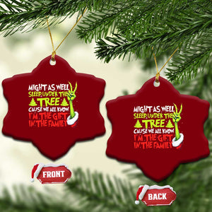 Funny Christmas Ceramic Ornament I'm The Gift Kids Pajamas Girls Boys TS10 Print Your Wear