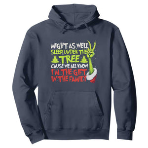 Funny Christmas Hoodie I'm The Gift Kids Pajamas Girls Boys TS10 Navy Print Your Wear