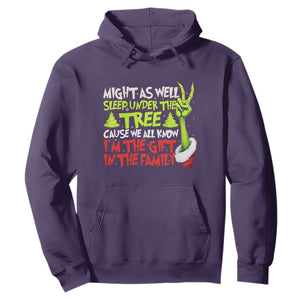 Funny Christmas Hoodie I'm The Gift Kids Pajamas Girls Boys TS10 Purple Print Your Wear