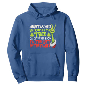 Funny Christmas Hoodie I'm The Gift Kids Pajamas Girls Boys TS10 Royal Blue Print Your Wear