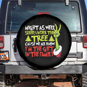 Funny Christmas Spare Tire Cover I'm The Gift Kids Pajamas Girls Boys TS10 No hole Black Print Your Wear