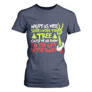 Funny Christmas T Shirt For Women I'm The Gift Kids Pajamas Girls Boys TS10 Navy Print Your Wear