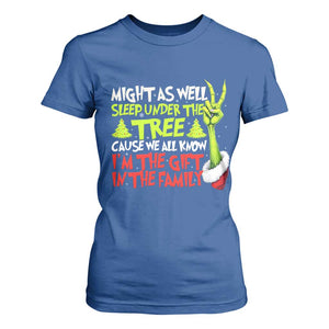 Funny Christmas T Shirt For Women I'm The Gift Kids Pajamas Girls Boys TS10 Royal Blue Print Your Wear