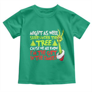 Funny Christmas Toddler T Shirt I'm The Gift Kids Pajamas Girls Boys TS10 Irish Green Print Your Wear