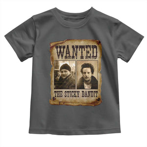 Funny Christmas Movie Toddler T Shirt Wanted Sticky Bandit Merry Xmas Ya Filthy Animal TS10 Dark Heather Print Your Wear