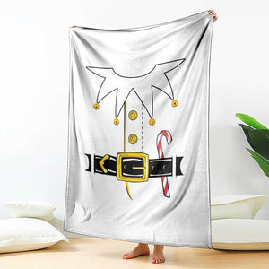 Christmas Elf Costume Throw Blanket Holiday Costume Funny Christmas Gift TS10 Print Your Wear
