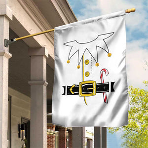 Christmas Elf Costume Garden Flag Holiday Costume Funny Christmas Gift TS10 Print Your Wear