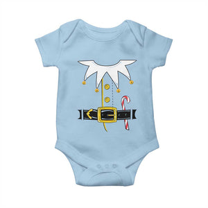 Christmas Elf Costume Baby Onesie Holiday Costume Funny Christmas Gift TS10 Light Blue Print Your Wear