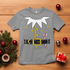 Christmas Elf Costume T Shirt Holiday Costume Funny Christmas Gift TS10 Sport Gray Print Your Wear