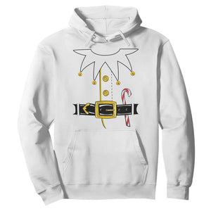 Christmas Elf Costume Hoodie Holiday Costume Funny Christmas Gift TS10 White Print Your Wear