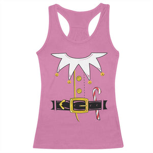 Christmas Elf Costume Racerback Tank Top Holiday Costume Funny Christmas Gift TS10 Azalea Print Your Wear