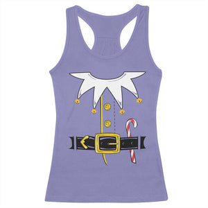 Christmas Elf Costume Racerback Tank Top Holiday Costume Funny Christmas Gift TS10 Violet Print Your Wear