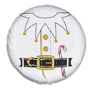 Christmas Elf Costume Spare Tire Cover Holiday Costume Funny Christmas Gift TS10 Print Your Wear