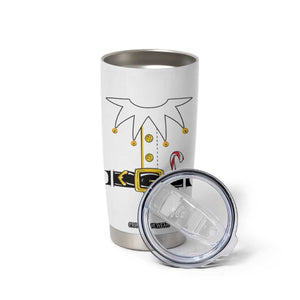Christmas Elf Costume Tumbler Cup Holiday Costume Funny Christmas Gift TS10 Print Your Wear