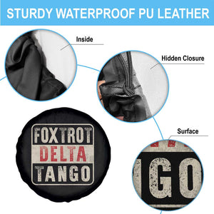 Subtle FDT Spare Tire Cover Foxtrots Delta Tangos TS10 Print Your Wear