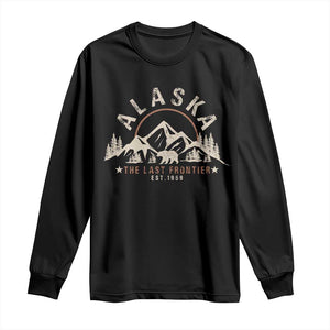 Alaska Long Sleeve Shirt Vintage Bear The Last Frontier Souvenir TS10 Black Print Your Wear