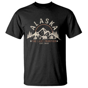 Alaska T Shirt Vintage Bear The Last Frontier Souvenir TS10 Black Print Your Wear