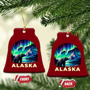 Bear Alaska Ceramic Ornament Alaskan Night Sky Northern Lights Aurora TS10 Print Your Wear