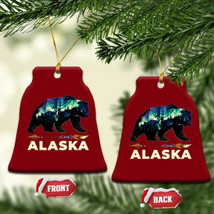 Alaska Ceramic Ornament Alaskan Night Sky Northern Lights Aurora Bear TS10 Print Your Wear