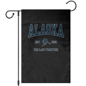 Alaska Garden Flag Vintage Sports Design The Last Frontier Souvenirs TS10 Black Print Your Wear