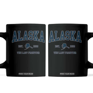 Alaska Coffee Mug Vintage Sports Design The Last Frontier Souvenirs TS10 Black Print Your Wear