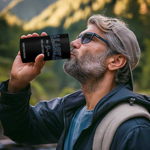 Alaska 4 in 1 Can Cooler Tumbler Vintage Sports Design The Last Frontier Souvenirs TS10 Print Your Wear