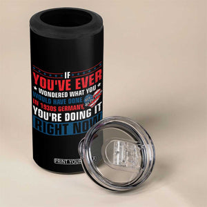 Anti Fascist 4 in 1 Can Cooler Tumbler Political Activism Human Rights TS10 Print Your Wear