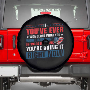Anti Fascist Spare Tire Cover Political Activism Human Rights TS10 Black Print Your Wear