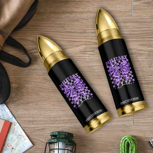 Military Child Coquette Bow Bullet Tumbler Purple Up Camo TS10 Print Your Wear