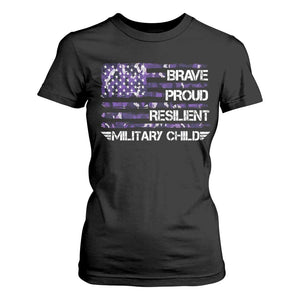 Military Kids Military Child T Shirt For Women Camo American Flag USA Camouflage TS10 Black Print Your Wear