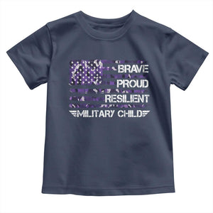 Military Kids Military Child Toddler T Shirt Camo American Flag USA Camouflage TS10 Navy Print Your Wear