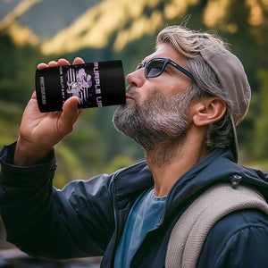 Purple Up For Military Kids 4 in 1 Can Cooler Tumbler Military Child Month Army Dinosaur Dino TS10 Print Your Wear