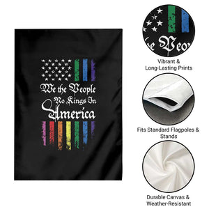 We The People No Kings In America Garden Flag LGBTQ Rainbow USA Flag Gay Pride LGBT Ally TS10 Print Your Wear