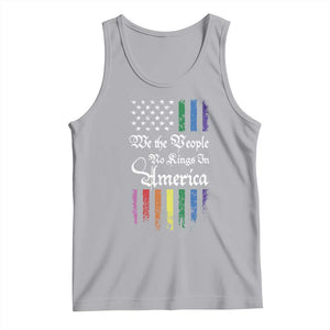 We The People No Kings In America Tank Top LGBTQ Rainbow USA Flag Gay Pride LGBT Ally TS10 Athletic Heather Print Your Wear