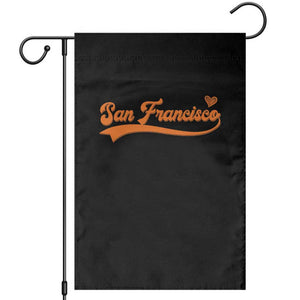 San Francisco Garden Flag SF Varsity California Script Vintage Sports Jersey Style TS10 Black Print Your Wear