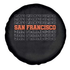 Vintage San Francisco Spare Tire Cover California SF Retro Sports Style TS10 Print Your Wear