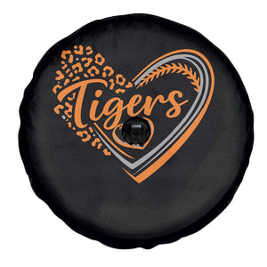 Vintage Tiger Spare Tire Cover Sports Fan Team Spirit Mascot Cute Leopard Heart TS10 Print Your Wear