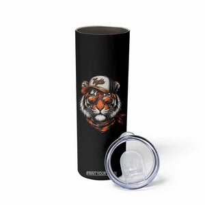 Tiger Mascot Skinny Tumbler Vintage Sports Name TS10 Print Your Wear