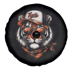 Tiger Mascot Spare Tire Cover Vintage Sports Name TS10 Print Your Wear