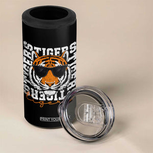 Vintage Tigers 4 in 1 Can Cooler Tumbler Vintage Sports Inspirational Athletic Name TS10 Print Your Wear