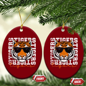 Vintage Tigers Ceramic Ornament Vintage Sports Inspirational Athletic Name TS10 Print Your Wear