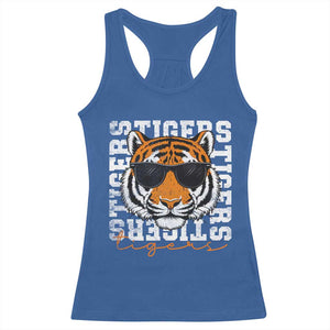 Vintage Tigers Racerback Tank Top Vintage Sports Inspirational Athletic Name TS10 Royal Blue Print Your Wear