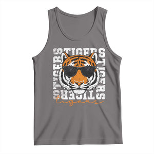 Vintage Tigers Tank Top Vintage Sports Inspirational Athletic Name TS10 Deep Heather Print Your Wear