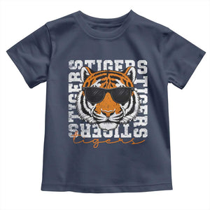 Vintage Tigers Toddler T Shirt Vintage Sports Inspirational Athletic Name TS10 Navy Print Your Wear