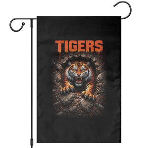 Tiger Sports Name Garden Flag Vintage Distressed Baseball Fans TS10 Black Print Your Wear