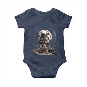 Astronaut Baseball Player Baby Onesie Distressed Houston Clutch City Sports Fans TS10 Navy Print Your Wear
