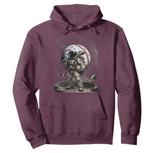 Astronaut Baseball Player Hoodie Distressed Houston Clutch City Sports Fans TS10 Maroon Print Your Wear